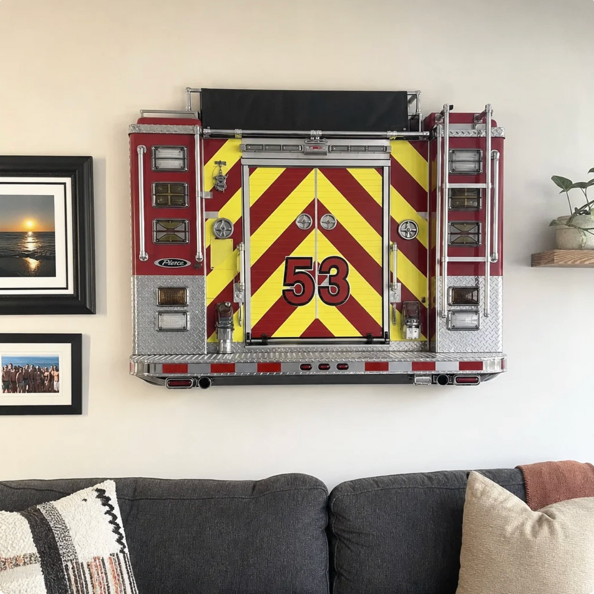Fire Truck Wall Mount